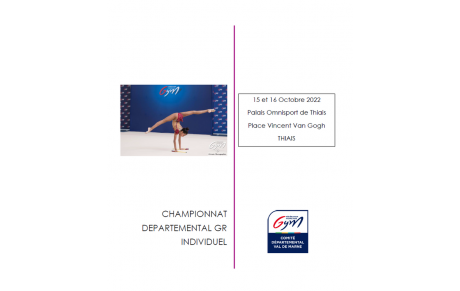 Championnat départemental individuel - Appel à bénévoles ! 
